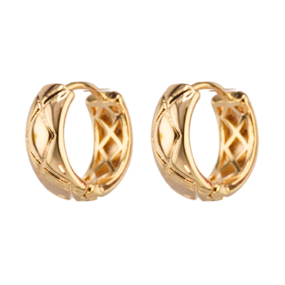 Elegant 18K Gold-Plated Hoop Earrings